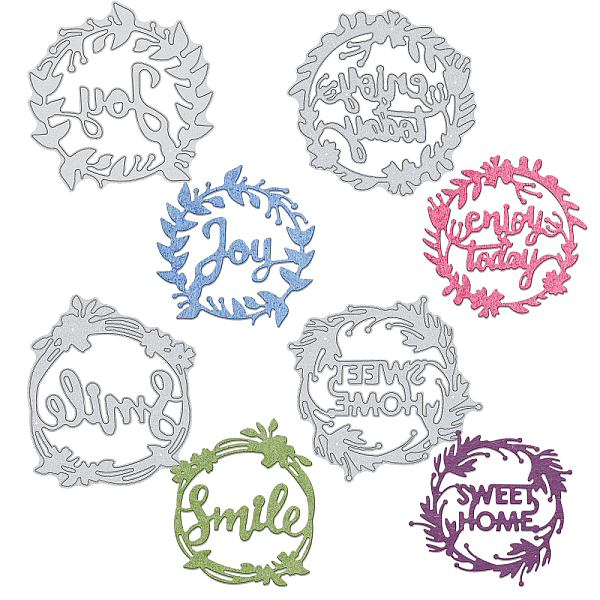 PandaHall Carbon Steel Cutting Dies Stencils, for DIY Scrapbooking/Photo Album, Decorative Embossing DIY Paper Card, Wreath with Word, Matte...
PandaHall Carbon Steel Cutting Dies Stencils, for DIY Scrapbooking/Photo Album, Decorative Embossing DIY Paper Card, Wreath with Word, Matte...