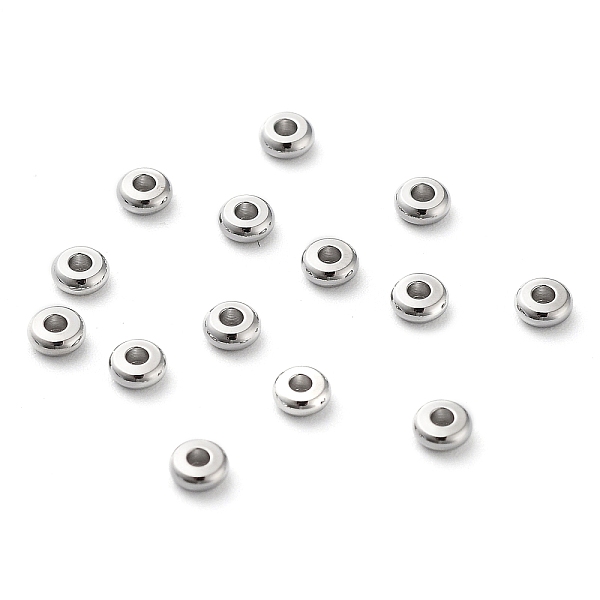 PandaHall Brass Spacer Beads, Donut, Real Platinum Plated, 3x1mm, Hole: 1mm Brass Donut
PandaHall Brass Spacer Beads, Donut, Real Platinum Plated, 3x1mm, Hole: 1mm Brass Donut