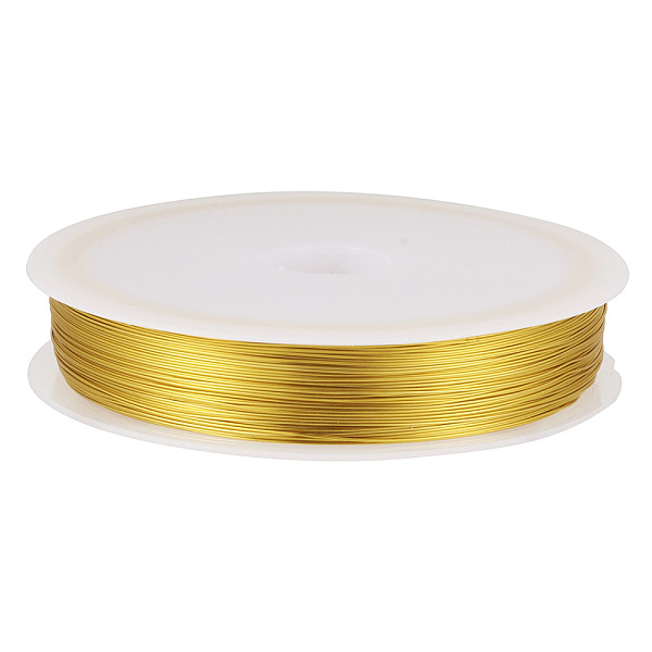 PandaHall Copper Jewelry Wire, Round, Gold, 0.3mm, about 236.22 Feet(72m)/Roll Copper Round Gold
PandaHall Copper Jewelry Wire, Round, Gold, 0.3mm, about 236.22 Feet(72m)/Roll Copper Round Gold