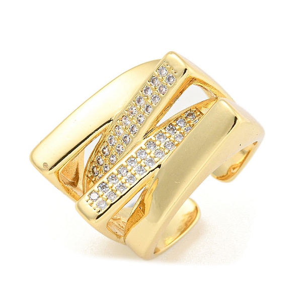 PandaHall Rectangle Clear Cubic Zirconia Open Cuff Ring, Brass Wide Finger Rings for Women, Real 18K Gold Plated, 17.5mm Brass+Cubic...
PandaHall Rectangle Clear Cubic Zirconia Open Cuff Ring, Brass Wide Finger Rings for Women, Real 18K Gold Plated, 17.5mm Brass+Cubic...