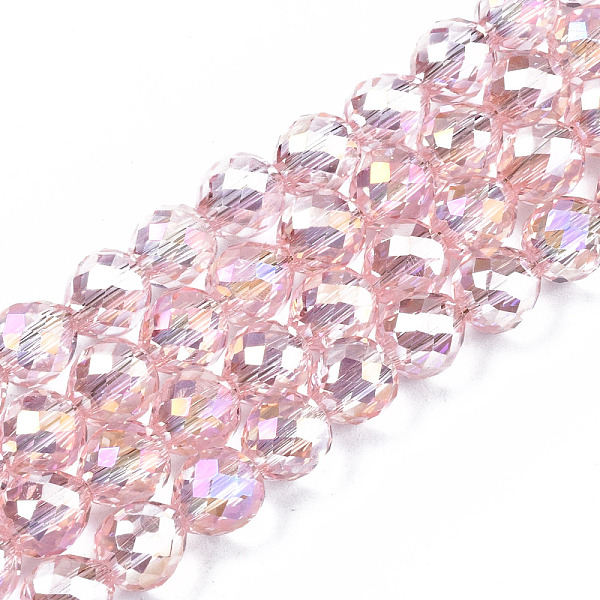 PandaHall Transparent Glass Beads Strands, Faceted, AB Color Plated, Teardrop, Pink, 6x6mm, Hole: 1.2mm, about 77~80pcs/strand, 17.95...
PandaHall Transparent Glass Beads Strands, Faceted, AB Color Plated, Teardrop, Pink, 6x6mm, Hole: 1.2mm, about 77~80pcs/strand, 17.95...