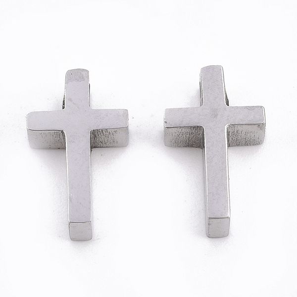 PandaHall 304 Stainless Steel Tiny Cross Charms, Stainless Steel Color, 12x7x3mm, Hole: 1.8mm 304 Stainless Steel Cross
PandaHall 304 Stainless Steel Tiny Cross Charms, Stainless Steel Color, 12x7x3mm, Hole: 1.8mm 304 Stainless Steel Cross