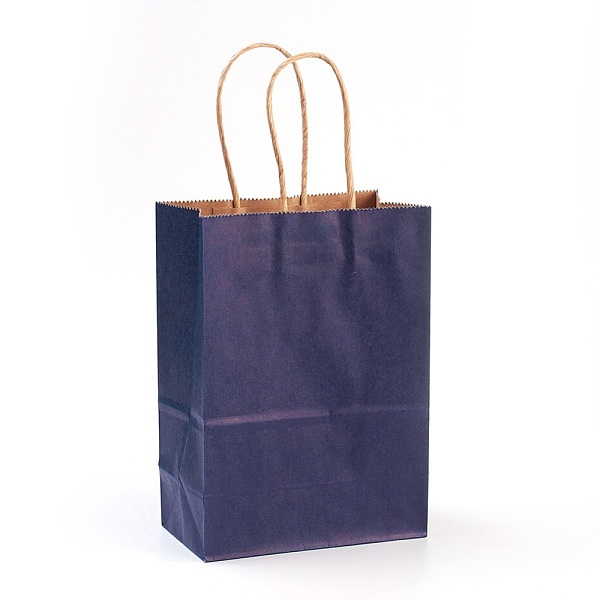 PandaHall Pure Color Kraft Paper Bags, with Handles, Gift Bags, Shopping Bags, Rectangle, Midnight Blue, 21x15x8cm Paper None Blue
PandaHall Pure Color Kraft Paper Bags, with Handles, Gift Bags, Shopping Bags, Rectangle, Midnight Blue, 21x15x8cm Paper None Blue