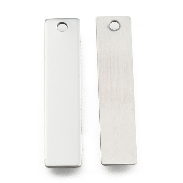 PandaHall 201 Stainless Steel Rectangle Stamping Blank Tag Pendants, One Side Polishing, Stainless Steel Color, 40x9x1mm, Hole: 2mm 201...
PandaHall 201 Stainless Steel Rectangle Stamping Blank Tag Pendants, One Side Polishing, Stainless Steel Color, 40x9x1mm, Hole: 2mm 201...