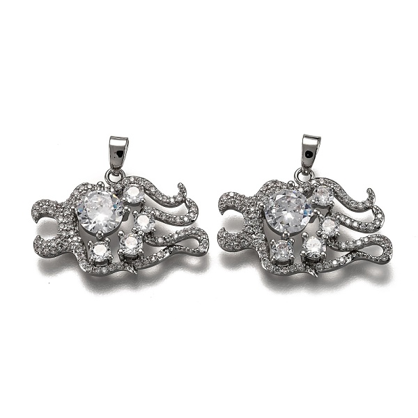 PandaHall Brass Clear Cubic Zirconia Constellation Charms, Long-Lasting Plated, Real Platinum Plated, Capricorn, 17x25x3.5mm, Hole: 4.5x2mm...
PandaHall Brass Clear Cubic Zirconia Constellation Charms, Long-Lasting Plated, Real Platinum Plated, Capricorn, 17x25x3.5mm, Hole: 4.5x2mm...