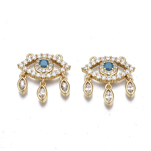 PandaHall Brass Micro Pave clear Cubic Zirconia Pendants, Nickel Free, Eye, Real 16K Gold Plated, 20x19.5x4mm, Hole: 1.2mm Brass+Cubic...
PandaHall Brass Micro Pave clear Cubic Zirconia Pendants, Nickel Free, Eye, Real 16K Gold Plated, 20x19.5x4mm, Hole: 1.2mm Brass+Cubic...