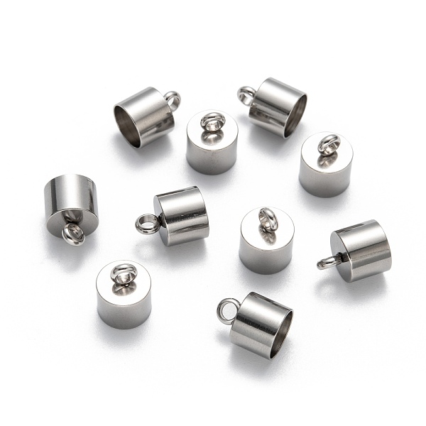 PandaHall 304 Stainless Steel Cord Ends, Column, Stainless Steel Color, 13x10mm, Hole: 3mm, Inner Diameter: 9mm 304 Stainless Steel
PandaHall 304 Stainless Steel Cord Ends, Column, Stainless Steel Color, 13x10mm, Hole: 3mm, Inner Diameter: 9mm 304 Stainless Steel