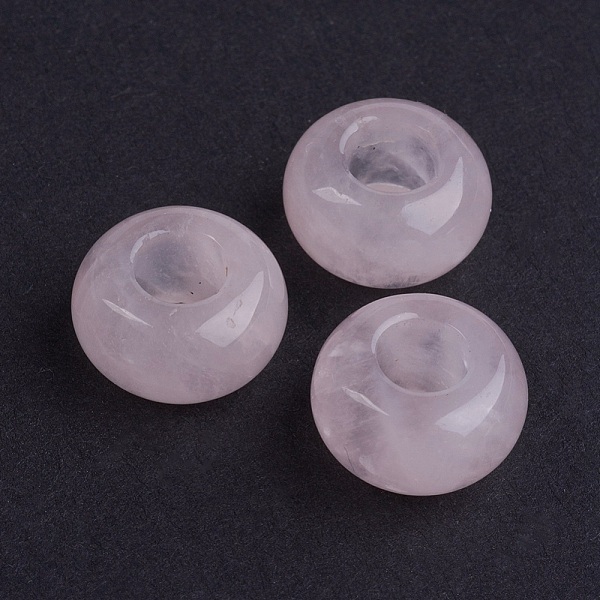 PandaHall Natural Rose Quartz Beads, Large Hole Hole Beads, Rondelle, 14x7~8mm, Hole: 6mm Rose Quartz Rondelle
PandaHall Natural Rose Quartz Beads, Large Hole Hole Beads, Rondelle, 14x7~8mm, Hole: 6mm Rose Quartz Rondelle