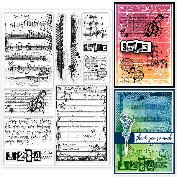 PandaHall PVC Stamps, for DIY Scrapbooking, Photo Album Decorative, Cards Making, Stamp Sheets, Film Frame, Musical Note, 21x14.8x0.3cm...
PandaHall PVC Stamps, for DIY Scrapbooking, Photo Album Decorative, Cards Making, Stamp Sheets, Film Frame, Musical Note, 21x14.8x0.3cm...