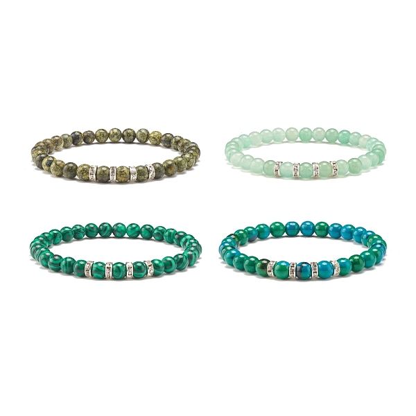 PandaHall Gemstone Round Beaded Stretch Bracelet for Women, Inner Diameter: 2-1/4 inch(5.8cm) Mixed Stone Clear
PandaHall Gemstone Round Beaded Stretch Bracelet for Women, Inner Diameter: 2-1/4 inch(5.8cm) Mixed Stone Clear