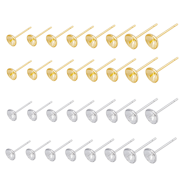 PandaHall SUPERFINDINGS 32pcs 4 Sizes Brass Stud Earring Findings 2 Colors Long-Lasting Plated Ear Wires Connector Hypoallergenic Dangle...
PandaHall SUPERFINDINGS 32pcs 4 Sizes Brass Stud Earring Findings 2 Colors Long-Lasting Plated Ear Wires Connector Hypoallergenic Dangle...