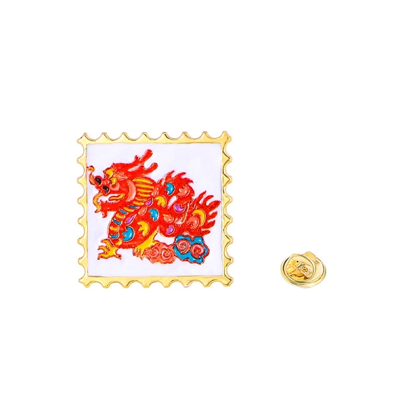 PandaHall Chinese Style Alloy Enamel Pins, Square with Dragon Stamp Brooch, Red, 28x28mm Alloy+Enamel Dragon Red
PandaHall Chinese Style Alloy Enamel Pins, Square with Dragon Stamp Brooch, Red, 28x28mm Alloy+Enamel Dragon Red