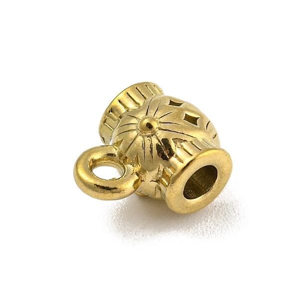 PandaHall 304 Stainless Steel Tube Bails, Loop Bails, Golden, 10.5x8x6.5mm, Hole: 1.8mm, Inner Diameter: 2.5mm 304 Stainless Steel Column
PandaHall 304 Stainless Steel Tube Bails, Loop Bails, Golden, 10.5x8x6.5mm, Hole: 1.8mm, Inner Diameter: 2.5mm 304 Stainless Steel Column