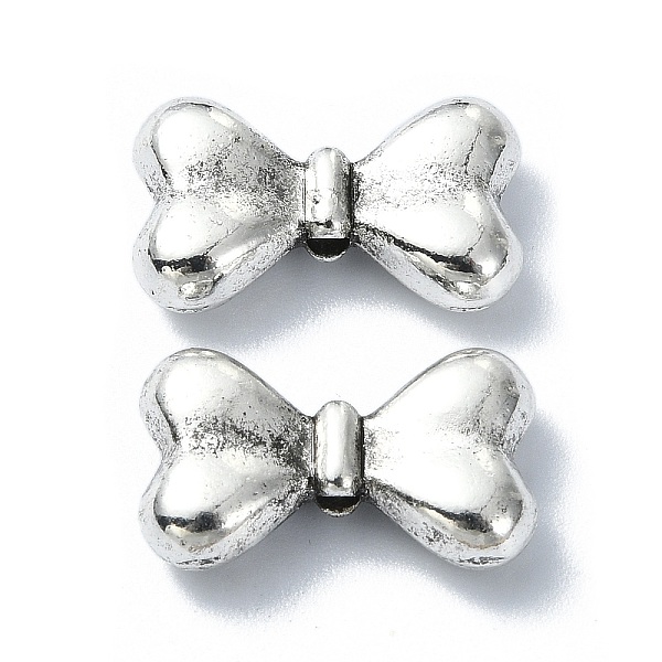 PandaHall Tibetan Style Alloy Beads, Bowknot, Antique Silver, 10.5x18x4mm, Hole: 1.6mm, about 167pcs/500g Alloy Bowknot
PandaHall Tibetan Style Alloy Beads, Bowknot, Antique Silver, 10.5x18x4mm, Hole: 1.6mm, about 167pcs/500g Alloy Bowknot