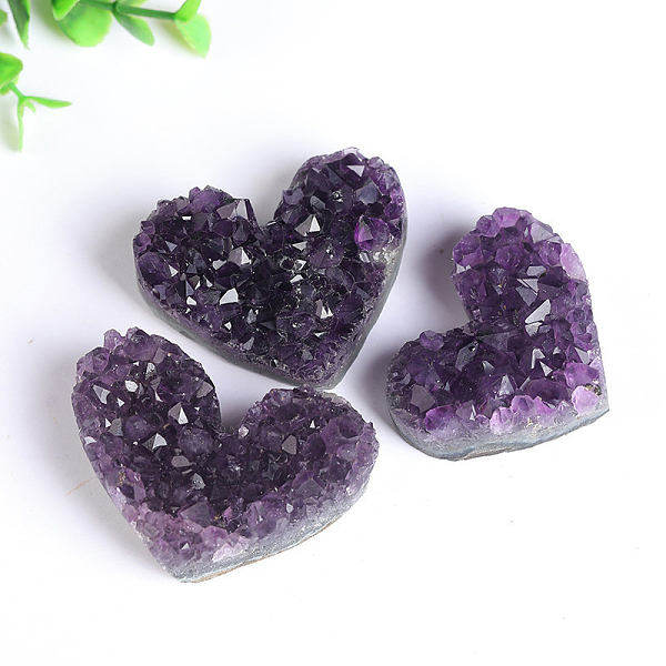 PandaHall Drusy Natural Amethyst Gemstone Incense Burners, Heart Incense Holders, Home Office Teahouse Zen Buddhist Supplies, 36.5x48.5x22mm...
PandaHall Drusy Natural Amethyst Gemstone Incense Burners, Heart Incense Holders, Home Office Teahouse Zen Buddhist Supplies, 36.5x48.5x22mm...