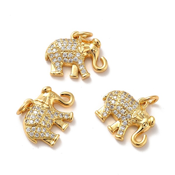 PandaHall Rack Plating Brass Micro Pave Cubic Zirconia Pendants, with Jump Rings, Long-Lasting Plated, Elephant, Clear, Golden, 12x14x3mm...
PandaHall Rack Plating Brass Micro Pave Cubic Zirconia Pendants, with Jump Rings, Long-Lasting Plated, Elephant, Clear, Golden, 12x14x3mm...