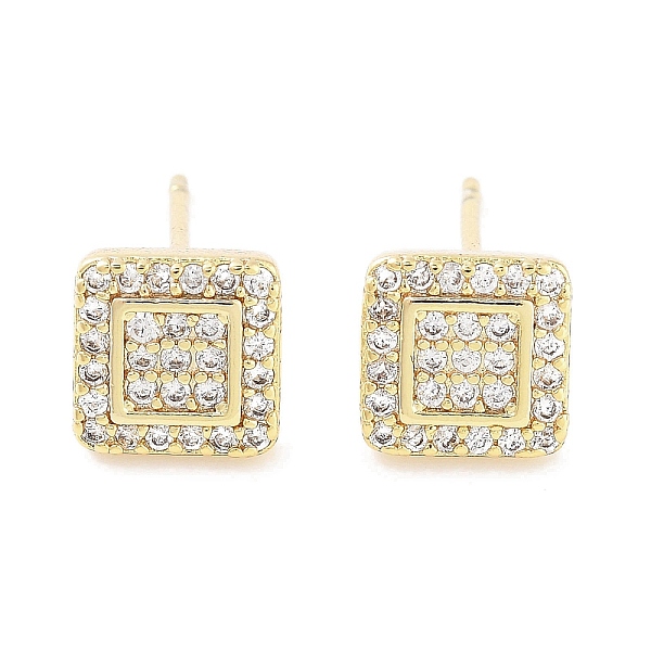 PandaHall Brass Micro Pave Clear Cubic Zirconia Studs Earring, Square, Real 18K Gold Plated, 7x7mm Cubic Zirconia Square Clear
PandaHall Brass Micro Pave Clear Cubic Zirconia Studs Earring, Square, Real 18K Gold Plated, 7x7mm Cubic Zirconia Square Clear