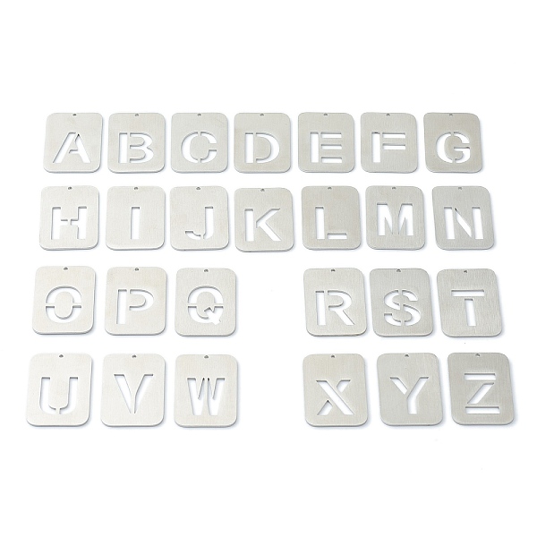 PandaHall 304 Stainless Steel Pendants, Laser Cut, Letter, Stainless Steel Color, 32x22x1mm 304 Stainless Steel Letter
PandaHall 304 Stainless Steel Pendants, Laser Cut, Letter, Stainless Steel Color, 32x22x1mm 304 Stainless Steel Letter