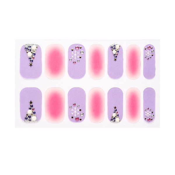PandaHall Full Cover Nombre Nail Stickers, Self-Adhesive, for Nail Tips Decorations, Lilac, 24x8mm, 14pcs/sheet Paper Snowflake Purple
PandaHall Full Cover Nombre Nail Stickers, Self-Adhesive, for Nail Tips Decorations, Lilac, 24x8mm, 14pcs/sheet Paper Snowflake Purple