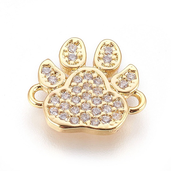 PandaHall Brass Micro Pave Cubic Zirconia Links, Footprint, Clear, Real 18K Gold Plated, 11.5x13x1.5mm, Hole: 1.2mm Brass+Cubic Zirconia...
PandaHall Brass Micro Pave Cubic Zirconia Links, Footprint, Clear, Real 18K Gold Plated, 11.5x13x1.5mm, Hole: 1.2mm Brass+Cubic Zirconia...