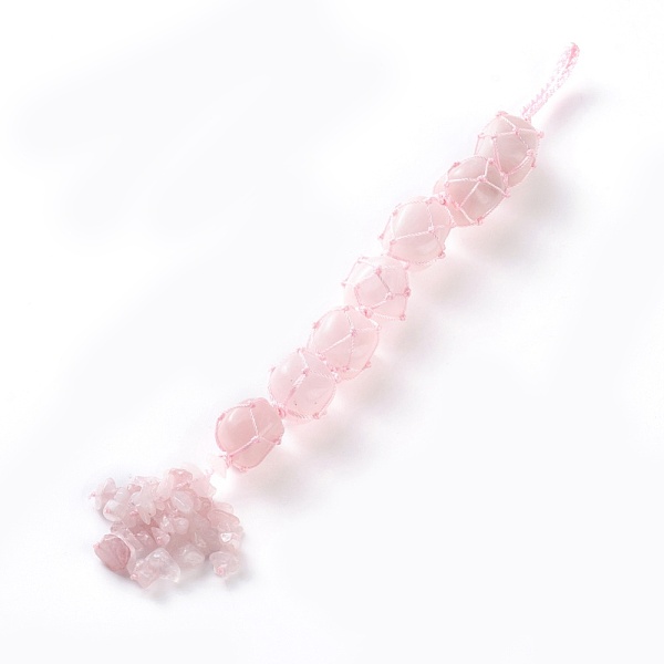 PandaHall Natural Rose Quartz Car Hanging Decorations, Pendant Decorations, 220mm Rose Quartz Nuggets Pink
PandaHall Natural Rose Quartz Car Hanging Decorations, Pendant Decorations, 220mm Rose Quartz Nuggets Pink