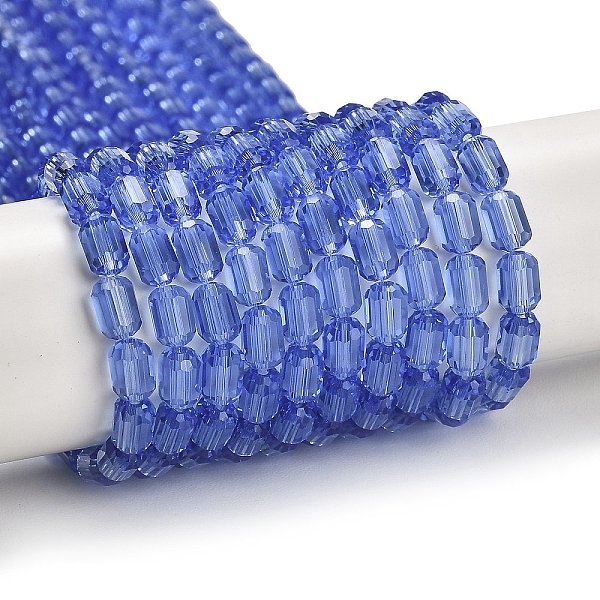 PandaHall Transparent Glass Beads Strands, Faceted Barrel, Cornflower Blue, 5~6x4mm, Hole: 1mm, about 78~81pcs/strand, 15.94''~18.82''...
PandaHall Transparent Glass Beads Strands, Faceted Barrel, Cornflower Blue, 5~6x4mm, Hole: 1mm, about 78~81pcs/strand, 15.94''~18.82''...