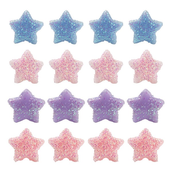 PandaHall 80Pcs 4 Colors Opaque Acrylic Beads, with Glitter Powder, Star, Mixed Color, 9.5x10x4mm, Hole: 1.6mm, 20pcs/color Acrylic Star..., Multicolor
PandaHall 80Pcs 4 Colors Opaque Acrylic Beads, with Glitter Powder, Star, Mixed Color, 9.5x10x4mm, Hole: 1.6mm, 20pcs/color Acrylic Star..., Multicolor