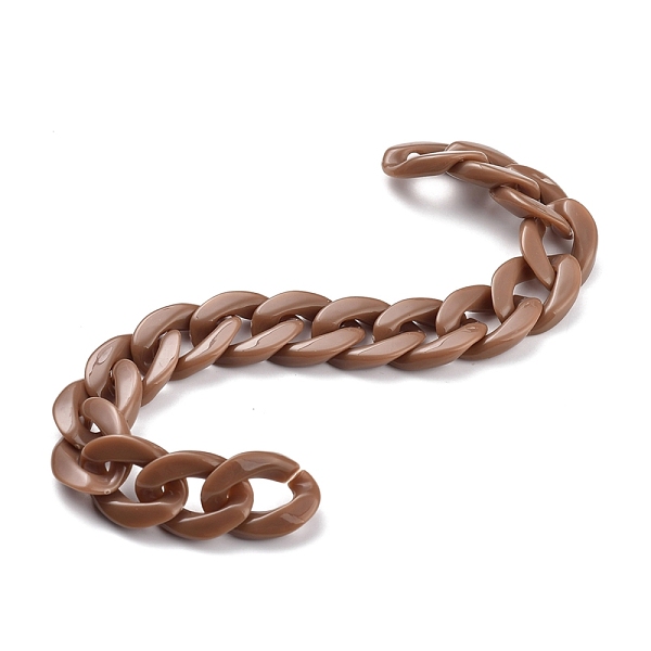 PandaHall Handmade CCB Plastic Curb Chains, Twisted Chain, with Opaque Spray Painted Acrylic Links, Oval, Camel, link: 22.5x16.5x5mm39, 37..., Brown
PandaHall Handmade CCB Plastic Curb Chains, Twisted Chain, with Opaque Spray Painted Acrylic Links, Oval, Camel, link: 22.5x16.5x5mm39, 37..., Brown