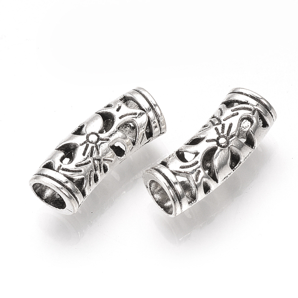 PandaHall Tibetan Style Alloy Tube Beads, Cadmium Free & Lead Free, Hollow, Large Hole Beads, Antique Silver, 19.5x8x6.5mm, Hole: 4.5mm...
PandaHall Tibetan Style Alloy Tube Beads, Cadmium Free & Lead Free, Hollow, Large Hole Beads, Antique Silver, 19.5x8x6.5mm, Hole: 4.5mm...