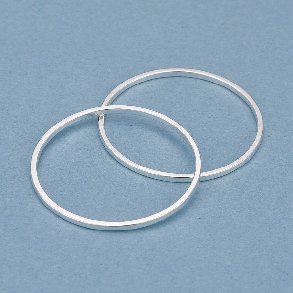 PandaHall Brass Linking Rings, Long-Lasting Plated, Round Ring, 925 Sterling Silver Plated, 25x1mm, Inner Diameter: 23mm Brass Ring
PandaHall Brass Linking Rings, Long-Lasting Plated, Round Ring, 925 Sterling Silver Plated, 25x1mm, Inner Diameter: 23mm Brass Ring