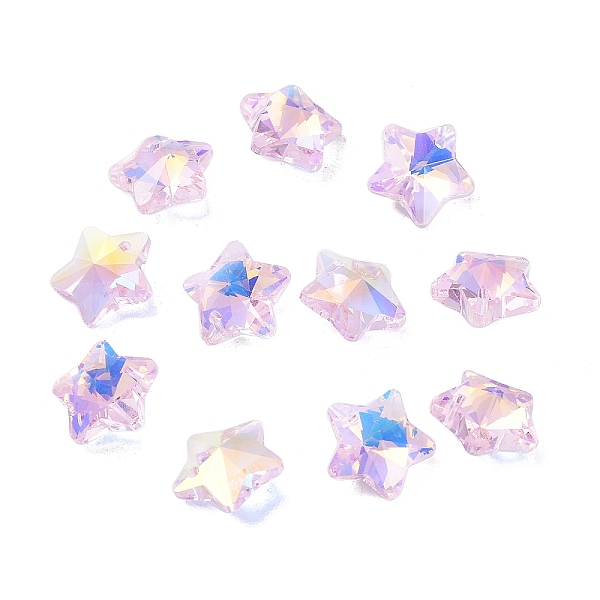 PandaHall Glass Charms, Faceted Star, Plum, 13x13.5x7mm, Hole: 1.2mm Glass Purple
PandaHall Glass Charms, Faceted Star, Plum, 13x13.5x7mm, Hole: 1.2mm Glass Purple