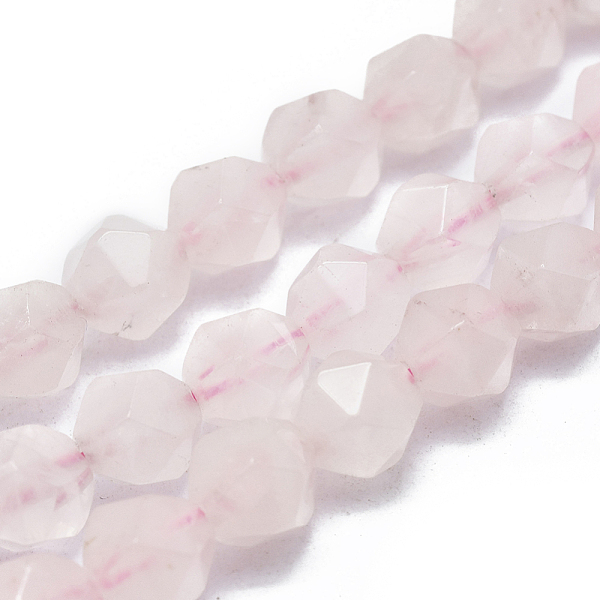 PandaHall Natural Rose Quartz Beads Strands, Faceted, Round, Star Cut Round Beads, 7~8mm, Hole: 1mm, about 48~54pcs/Strand, 14.5 inch~15.7...
PandaHall Natural Rose Quartz Beads Strands, Faceted, Round, Star Cut Round Beads, 7~8mm, Hole: 1mm, about 48~54pcs/Strand, 14.5 inch~15.7...