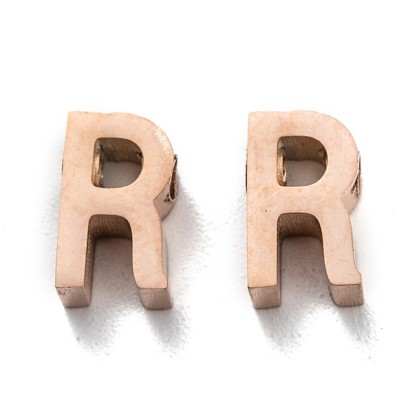 PandaHall Ion Plating(IP) 304 Stainless Steel Charms, Alphabet, Rose Gold, Letter.R, 8x4.5x3mm, Hole: 1.8mm 304 Stainless Steel Letter R
PandaHall Ion Plating(IP) 304 Stainless Steel Charms, Alphabet, Rose Gold, Letter.R, 8x4.5x3mm, Hole: 1.8mm 304 Stainless Steel Letter R