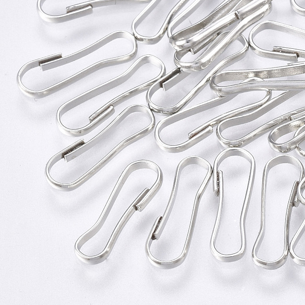 PandaHall Iron Keychain Clasp Findings, Snap Clasps, Nickel Free, Platinum, 13x4x1mm Iron Others
PandaHall Iron Keychain Clasp Findings, Snap Clasps, Nickel Free, Platinum, 13x4x1mm Iron Others