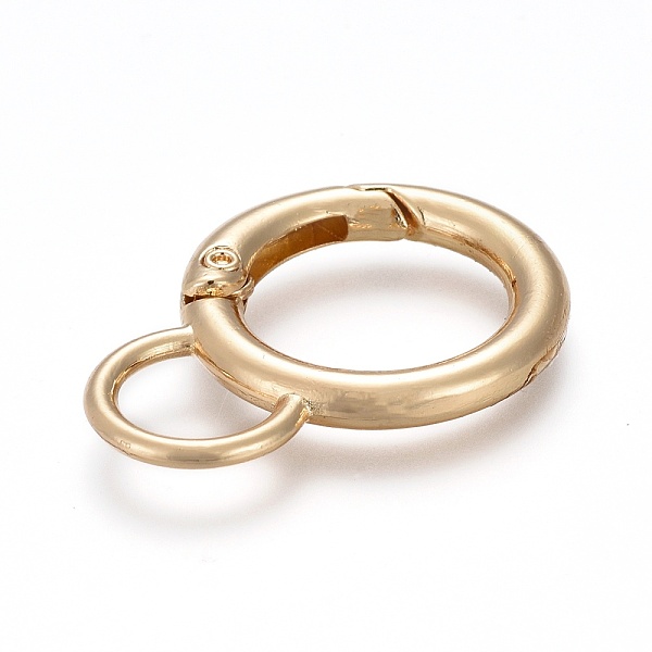 PandaHall Alloy Spring Gate Ring, with Loop, Circle Key Rings, for Handbag Ornaments Decoration, Cadmium Free & Lead Free, Golden...
PandaHall Alloy Spring Gate Ring, with Loop, Circle Key Rings, for Handbag Ornaments Decoration, Cadmium Free & Lead Free, Golden...