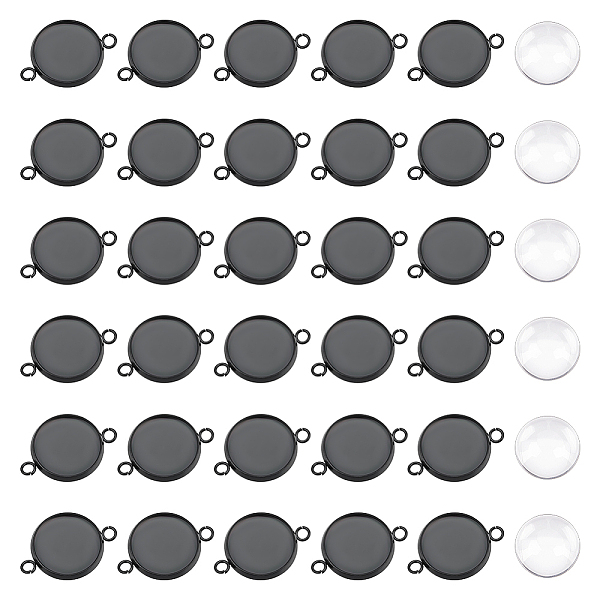 PandaHall UNICRAFTALE 30 Sets Black Cabochon Pendants Stainless Steel Cabochon Connectors Blanks Bezel Pendant Trays Cabochon Settings with...
PandaHall UNICRAFTALE 30 Sets Black Cabochon Pendants Stainless Steel Cabochon Connectors Blanks Bezel Pendant Trays Cabochon Settings with...