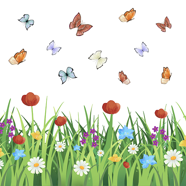 PandaHall PVC Wall Stickers, Wall Decoration, Flower & Butterfly, Plant & Animal Pattern, 325x900mm, 2pcs/set Plastic Other Plants
PandaHall PVC Wall Stickers, Wall Decoration, Flower & Butterfly, Plant & Animal Pattern, 325x900mm, 2pcs/set Plastic Other Plants