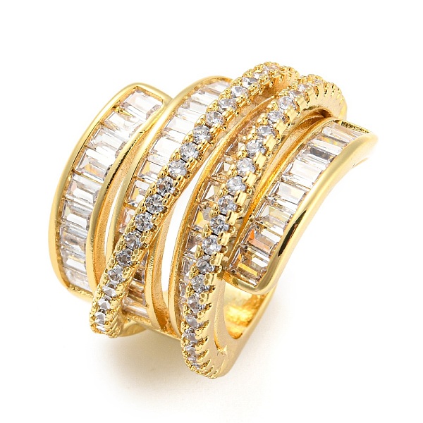 PandaHall Rack Plating Brass Micro Pave Cubic Zirconia Open Cuff Ring for Women, Long-Lasting Plated, Lead Free & Cadmium Free, Real 18K..., Clear
PandaHall Rack Plating Brass Micro Pave Cubic Zirconia Open Cuff Ring for Women, Long-Lasting Plated, Lead Free & Cadmium Free, Real 18K..., Clear
