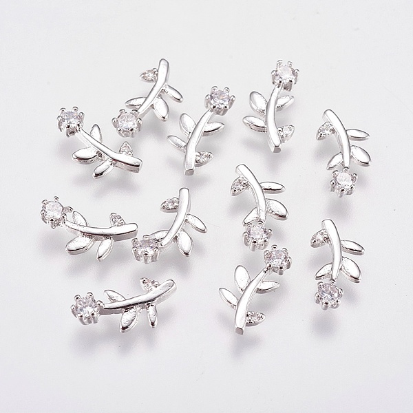 PandaHall Brass Micro Pave Cubic Zirconia Cabochons, Flower, Clear, Real Platinum Plated, 10x5.5x2mm Brass+Cubic Zirconia Flower Clear
PandaHall Brass Micro Pave Cubic Zirconia Cabochons, Flower, Clear, Real Platinum Plated, 10x5.5x2mm Brass+Cubic Zirconia Flower Clear