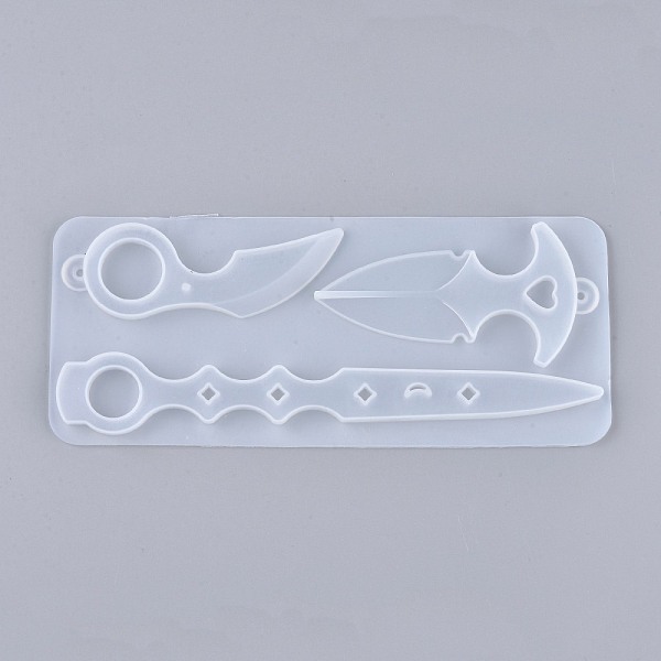 PandaHall Self-Defense Keychain Silicone Molds, Resin Casting Molds, For UV Resin, Epoxy Resin Jewelry Making, Knife, White, 187x78x7mm...
PandaHall Self-Defense Keychain Silicone Molds, Resin Casting Molds, For UV Resin, Epoxy Resin Jewelry Making, Knife, White, 187x78x7mm...