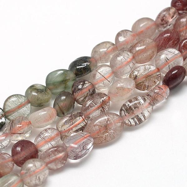 PandaHall Natural Rutilated Quartz Beads Strands, Oval, 6~10x4~7x4~7mm, Hole: 1mm, about 43~62pcs/strand, 15.7 inch Rutilated Quartz Oval
PandaHall Natural Rutilated Quartz Beads Strands, Oval, 6~10x4~7x4~7mm, Hole: 1mm, about 43~62pcs/strand, 15.7 inch Rutilated Quartz Oval