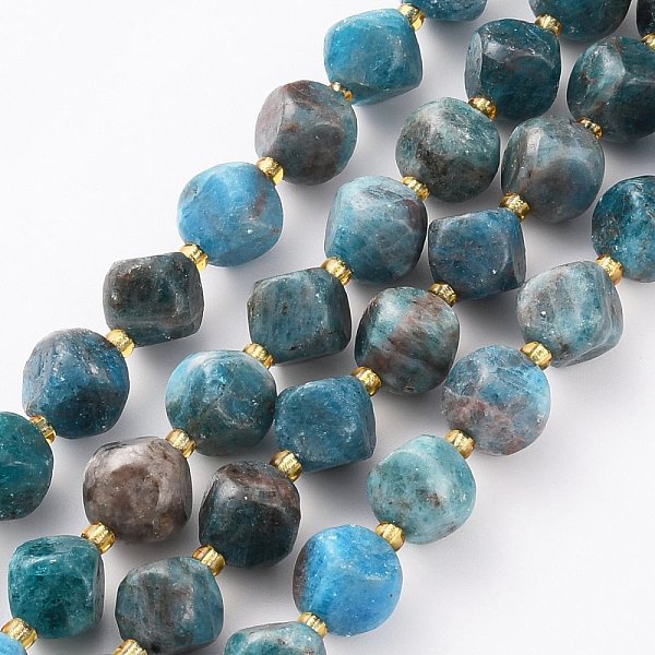 PandaHall Natural Apatite Beads Strands, with Seed Beads, Six Sided Celestial Dice, Dyed, Faceted, 10~10.5x10~10.5mm, Hole: 1mm, about...
PandaHall Natural Apatite Beads Strands, with Seed Beads, Six Sided Celestial Dice, Dyed, Faceted, 10~10.5x10~10.5mm, Hole: 1mm, about...