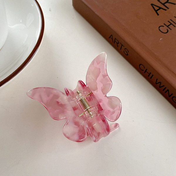 PandaHall Cellulose Acetate(Resin) Butterfly Hair Claw Clip, Leopard Print Butterfly Ponytail Hair Clip for Women, Flamingo, 54mm Cellulose..., Pink
PandaHall Cellulose Acetate(Resin) Butterfly Hair Claw Clip, Leopard Print Butterfly Ponytail Hair Clip for Women, Flamingo, 54mm Cellulose..., Pink