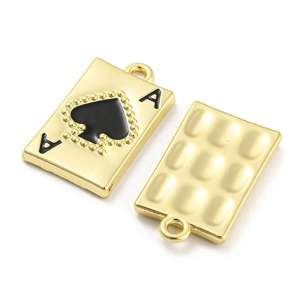 PandaHall Alloy Enamel Pendants, Ace of Spades Charm, Golden, 22x12.5x2.5mm, Hole: 1.8mm Alloy+Enamel Playing Theme Black
PandaHall Alloy Enamel Pendants, Ace of Spades Charm, Golden, 22x12.5x2.5mm, Hole: 1.8mm Alloy+Enamel Playing Theme Black