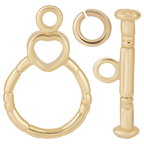 PandaHall Beebeecraft 1 Box 10 Sets Double Hearts Toggle Clasp 18K Gold Plated T-Bar Closure Clasp Connector Set for Necklace Bracelet DIY...
PandaHall Beebeecraft 1 Box 10 Sets Double Hearts Toggle Clasp 18K Gold Plated T-Bar Closure Clasp Connector Set for Necklace Bracelet DIY...