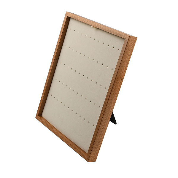 PandaHall Photo Frame Earring Organizer, Wooden Earring Display Stand Riser with Plush Cover Retail Jewelry Display Stand for Rings...
PandaHall Photo Frame Earring Organizer, Wooden Earring Display Stand Riser with Plush Cover Retail Jewelry Display Stand for Rings...