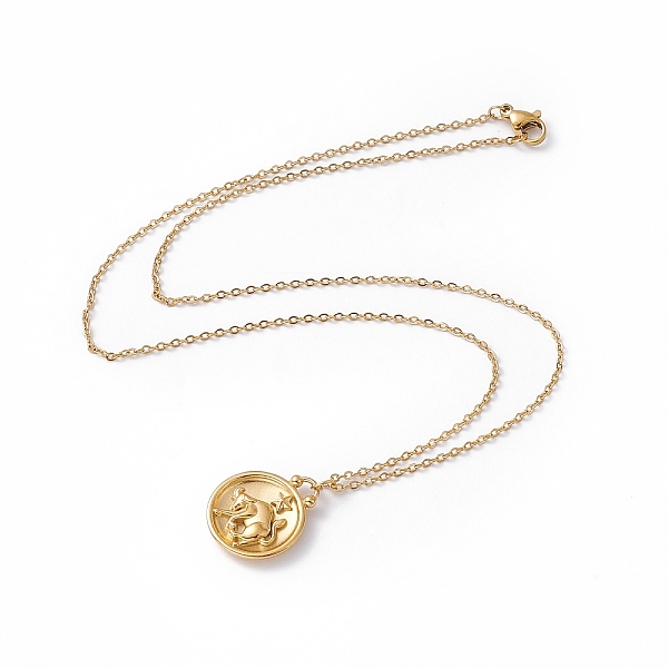 PandaHall Ion Plating(IP) 304 Stainless Steel Pendant Necklace for Men Women, Constellation Theme, Golden, Taurus, 17.72 inch(45cm) 304...
PandaHall Ion Plating(IP) 304 Stainless Steel Pendant Necklace for Men Women, Constellation Theme, Golden, Taurus, 17.72 inch(45cm) 304...