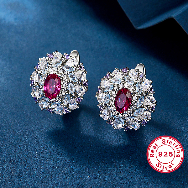 PandaHall Elegant S925 Silver Floral Earrings and Ring Set with Diamonds Sterling Silver
PandaHall Elegant S925 Silver Floral Earrings and Ring Set with Diamonds Sterling Silver