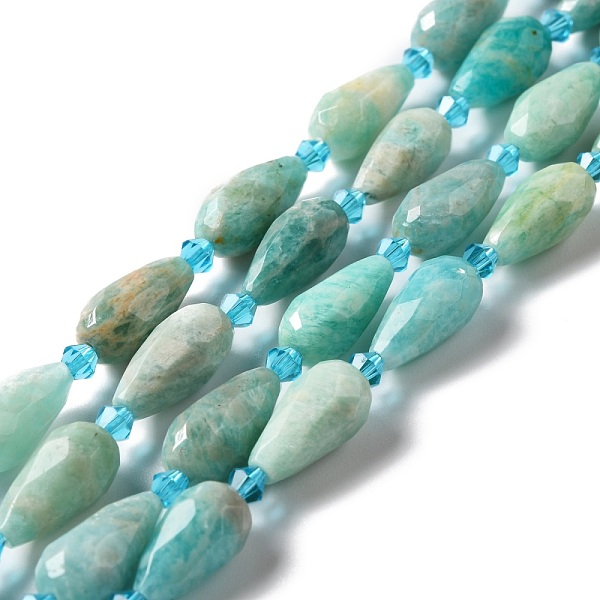 PandaHall Natural Flower Amazonite Beads Strands, Faceted, Teardrop, 12~16.5x7.5~8.5mm, Hole: 0.8mm, about 20~21pcs/strand, 14.96~15.63''...
PandaHall Natural Flower Amazonite Beads Strands, Faceted, Teardrop, 12~16.5x7.5~8.5mm, Hole: 0.8mm, about 20~21pcs/strand, 14.96~15.63''...