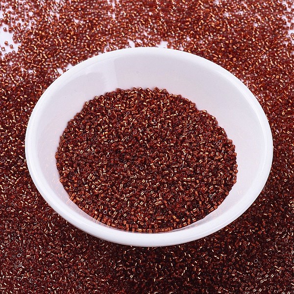 PandaHall MIYUKI Delica Beads, Cylinder, Japanese Seed Beads, 11/0, (DB0601) Dyed Silver Lined Dark Burnt Orange, 1.3x1.6mm, Hole: 0.8mm...
PandaHall MIYUKI Delica Beads, Cylinder, Japanese Seed Beads, 11/0, (DB0601) Dyed Silver Lined Dark Burnt Orange, 1.3x1.6mm, Hole: 0.8mm...